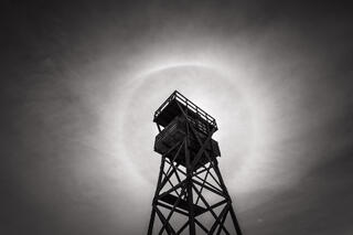 Sun Halo and Guard Tower