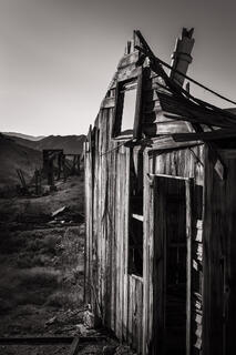 Mine Building at Sundown